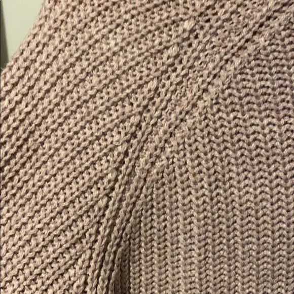 Pink Turtleneck Knit Sweater - Picture 3 of 6
